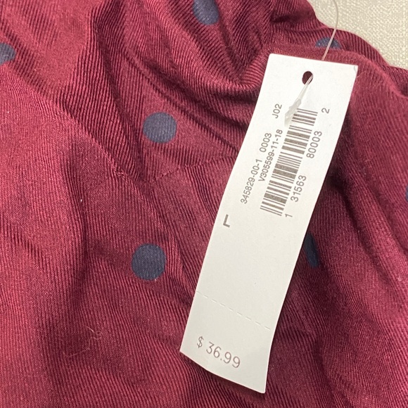 Old Navy Red  Navy Polka Dot Tunic Size L NWT - Picture 9 of 14